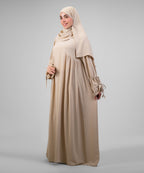 Beige Taleen Abaya