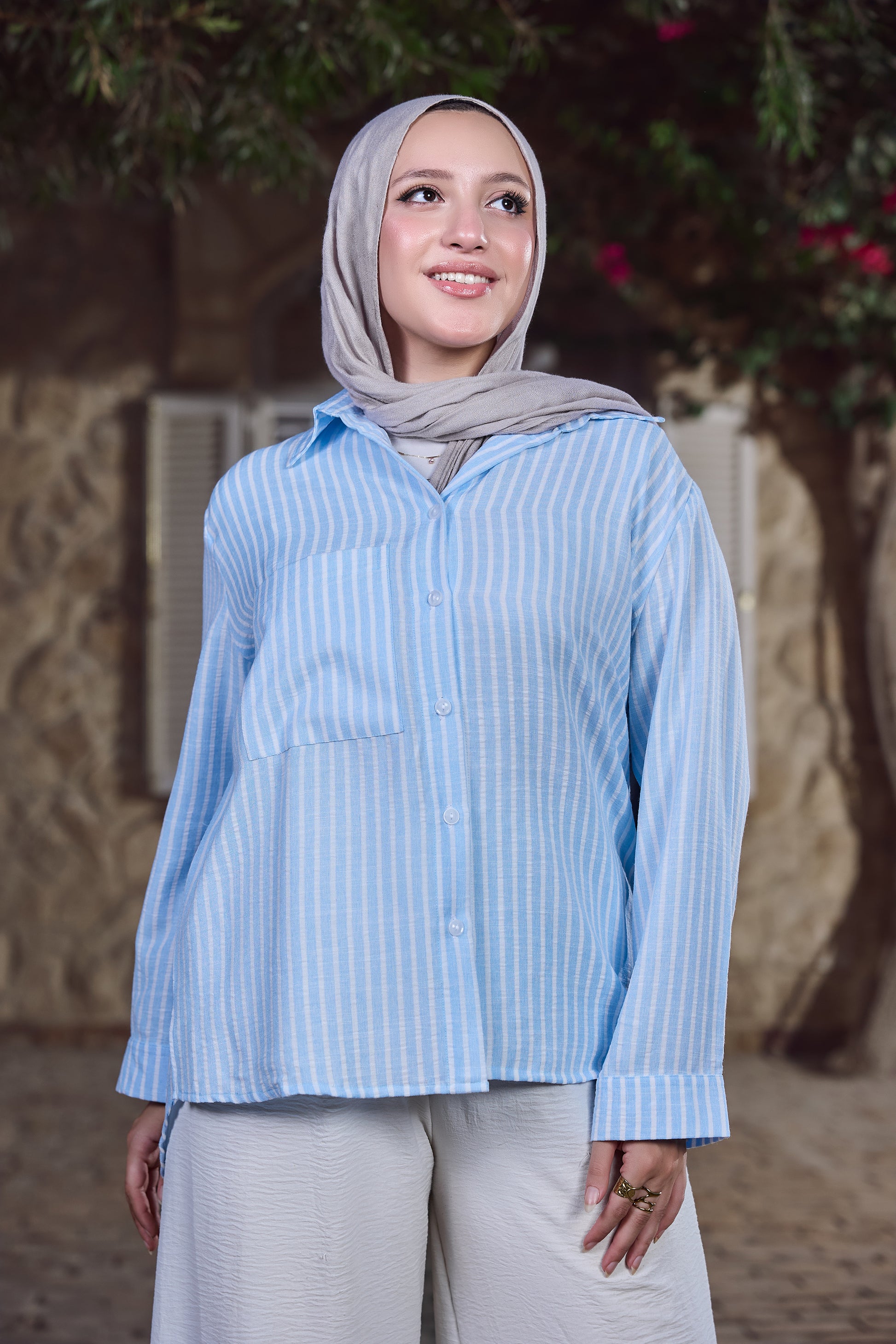 Linen Striped Shirt