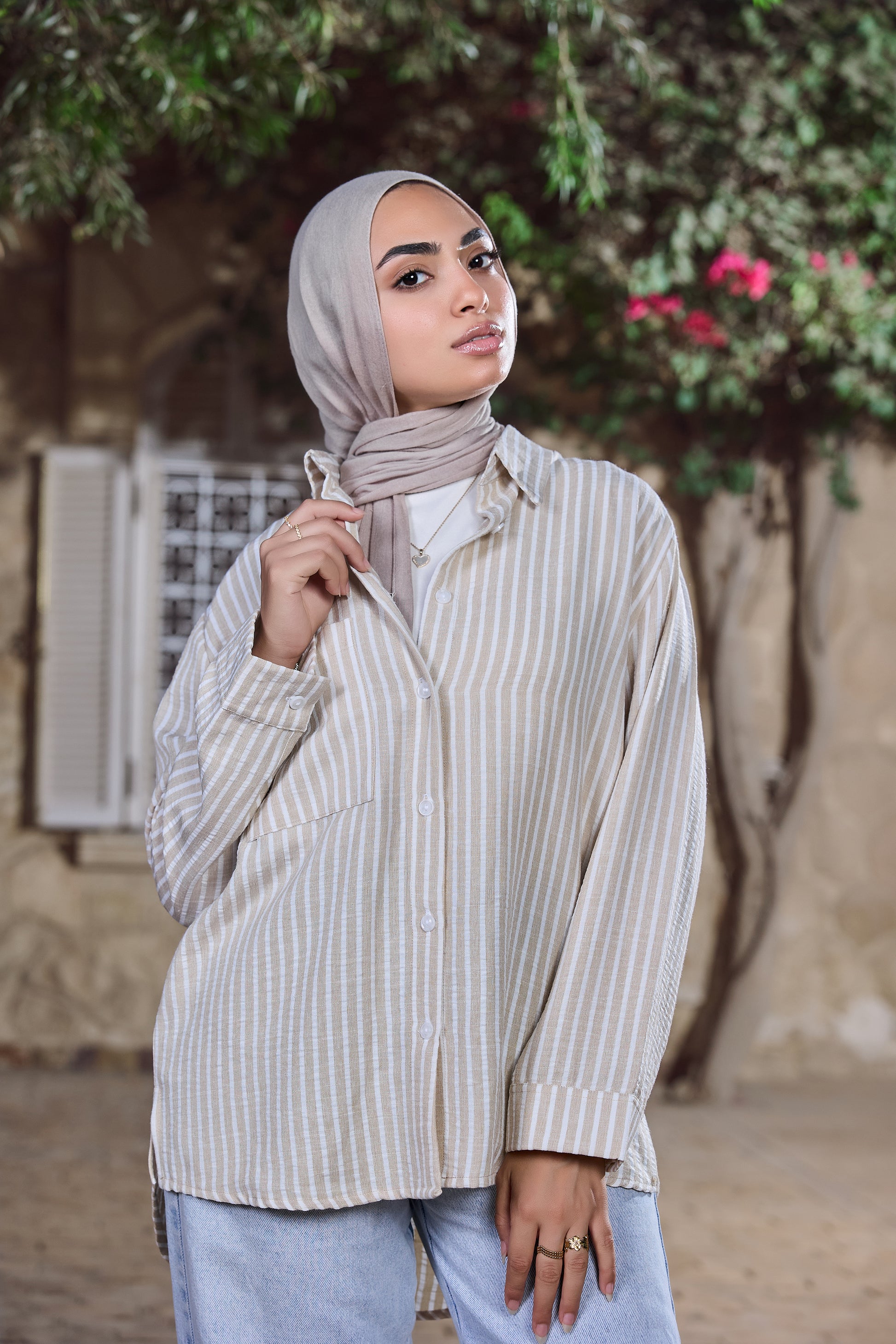 Linen Striped Shirt