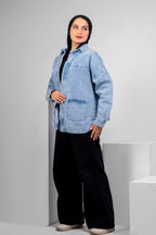 Long Denim Shacket
