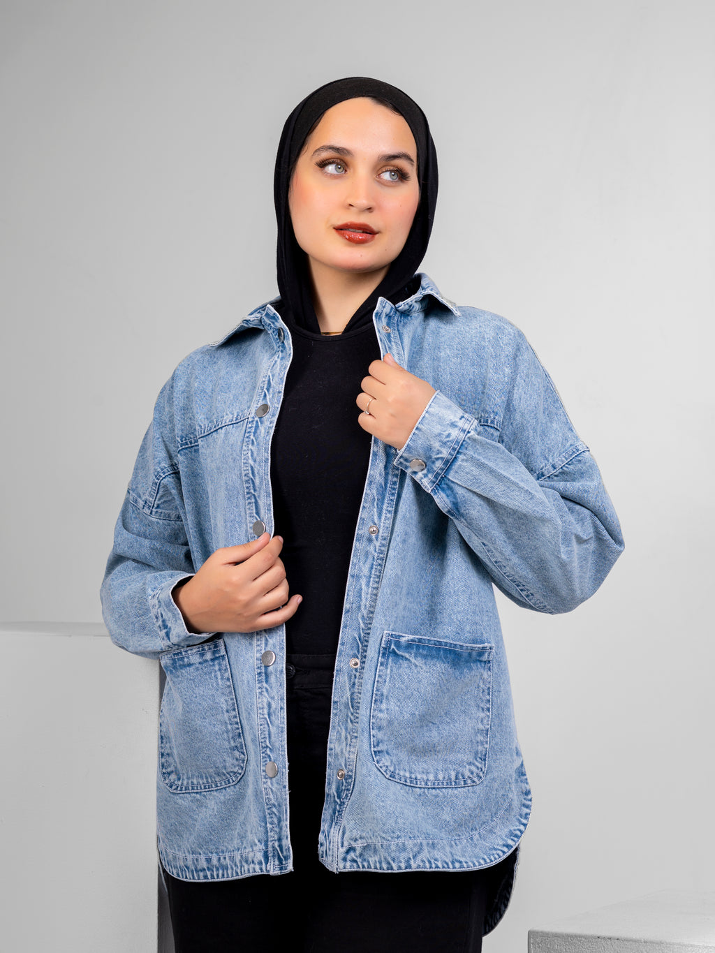 Long Denim Shacket
