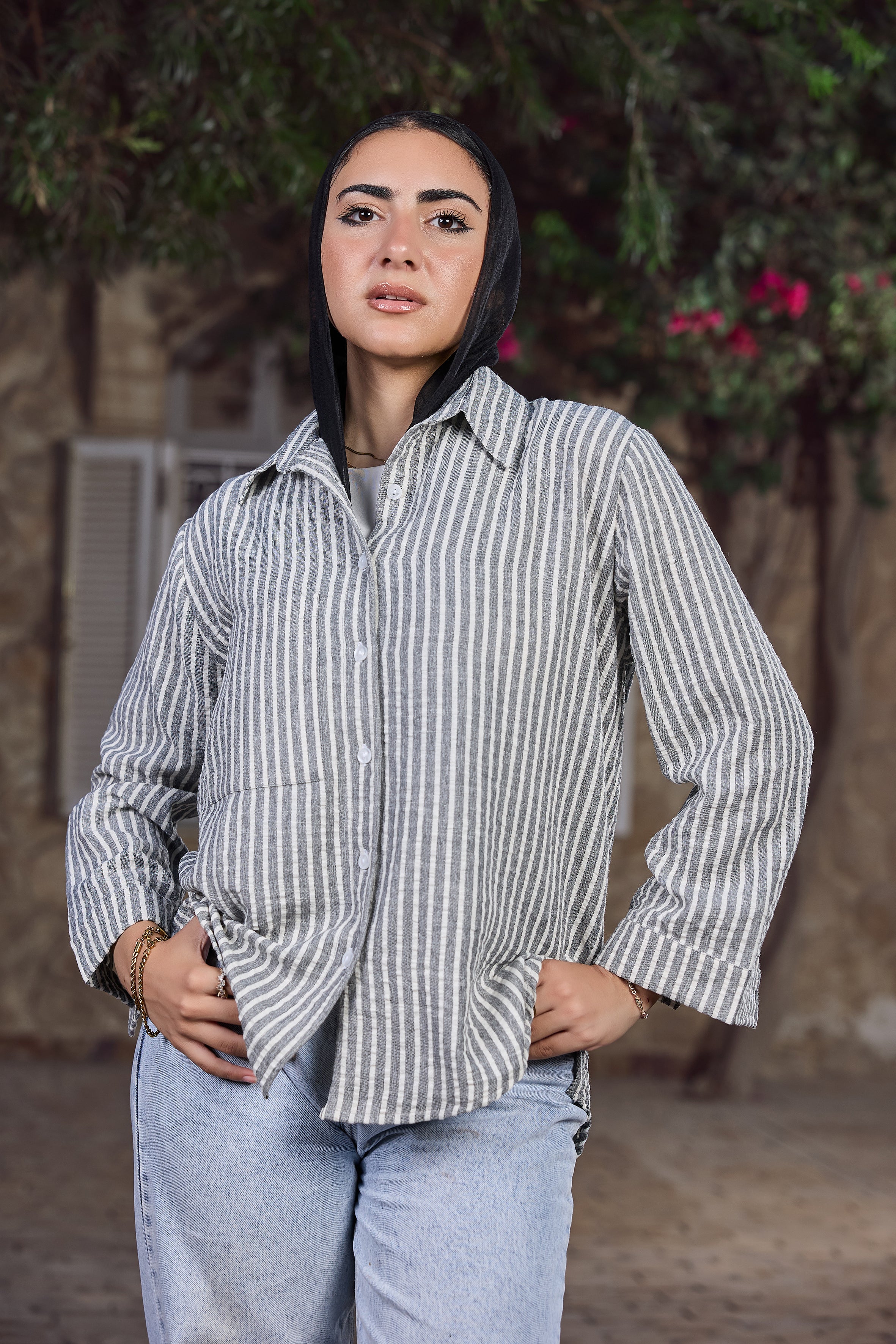 Linen Striped Shirt